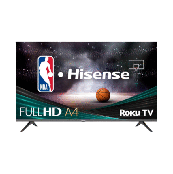 Hisense | 40-Inch Class A4 Series FHD 1080P Smart Roku TV with Alexa Compatibility (40A4NR, 2024 Model) - Dolby Audio, Slim Bezel Design, Google Assistant