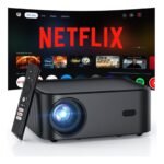 Licensed Netflix Smart Projector, HAPPRUN Projector 4K
