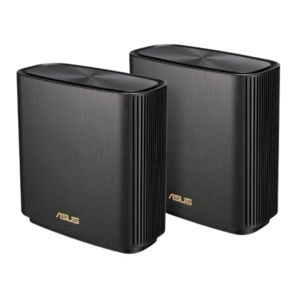 ASUS ZenWiFi AX Whole-Home Tri-band Mesh WiFi 6 System (XT8) - 2 pack, Coverage up to 5,500 sq.ft or 6+rooms, 6.6Gbps, WiFi, 3 SSIDs