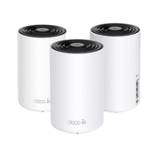 TP-Link 𝐃𝐞𝐜𝐨 XE75 AXE5400 Tri-Band WiFi 6E Mesh System - Wi-Fi up to 7200 Sq.Ft